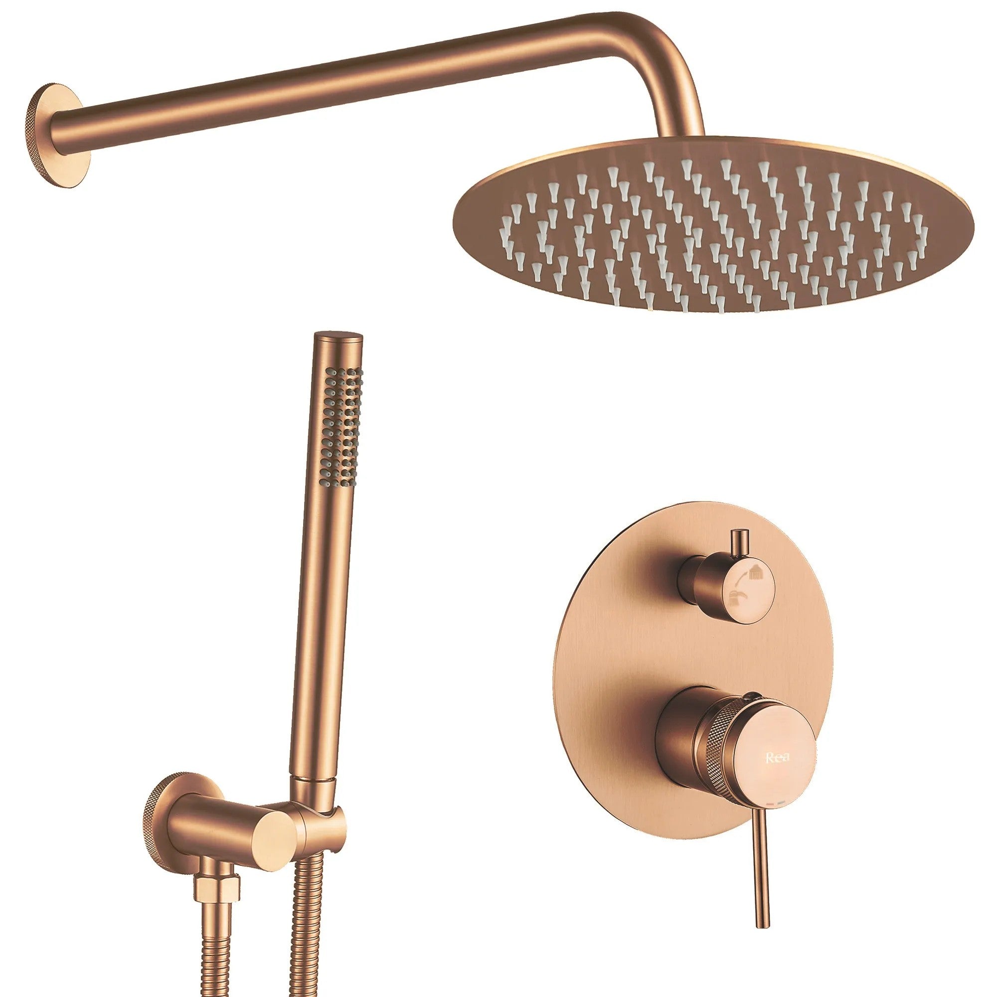 Podomietková sprchová súprava Rea Lungo Grip Brush Copper + BOX  1
