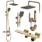 Sprchový set REA HELIX Brush Gold  1