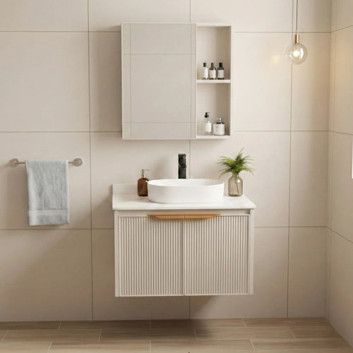Kúpeľňový nábytkový set s doskou Marti 60cm Beige  1