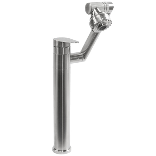 Koupelnová baterie REA PACO Nickel Brush INOX High  1