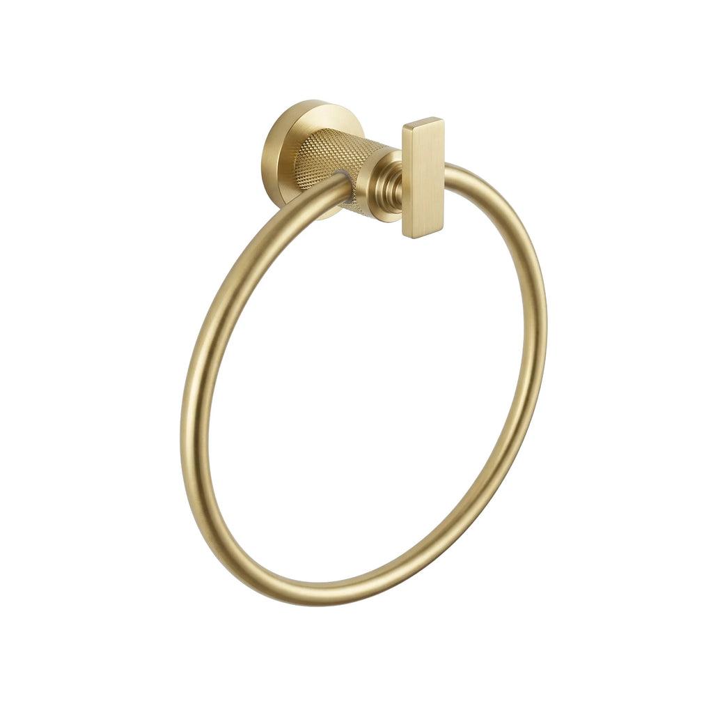 Kúpeľňový vešiak Ring 81307 Rivo Brush Gold  1