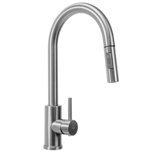 Kuchynská batéria Rea Fresh Nickel Brush INOX  1