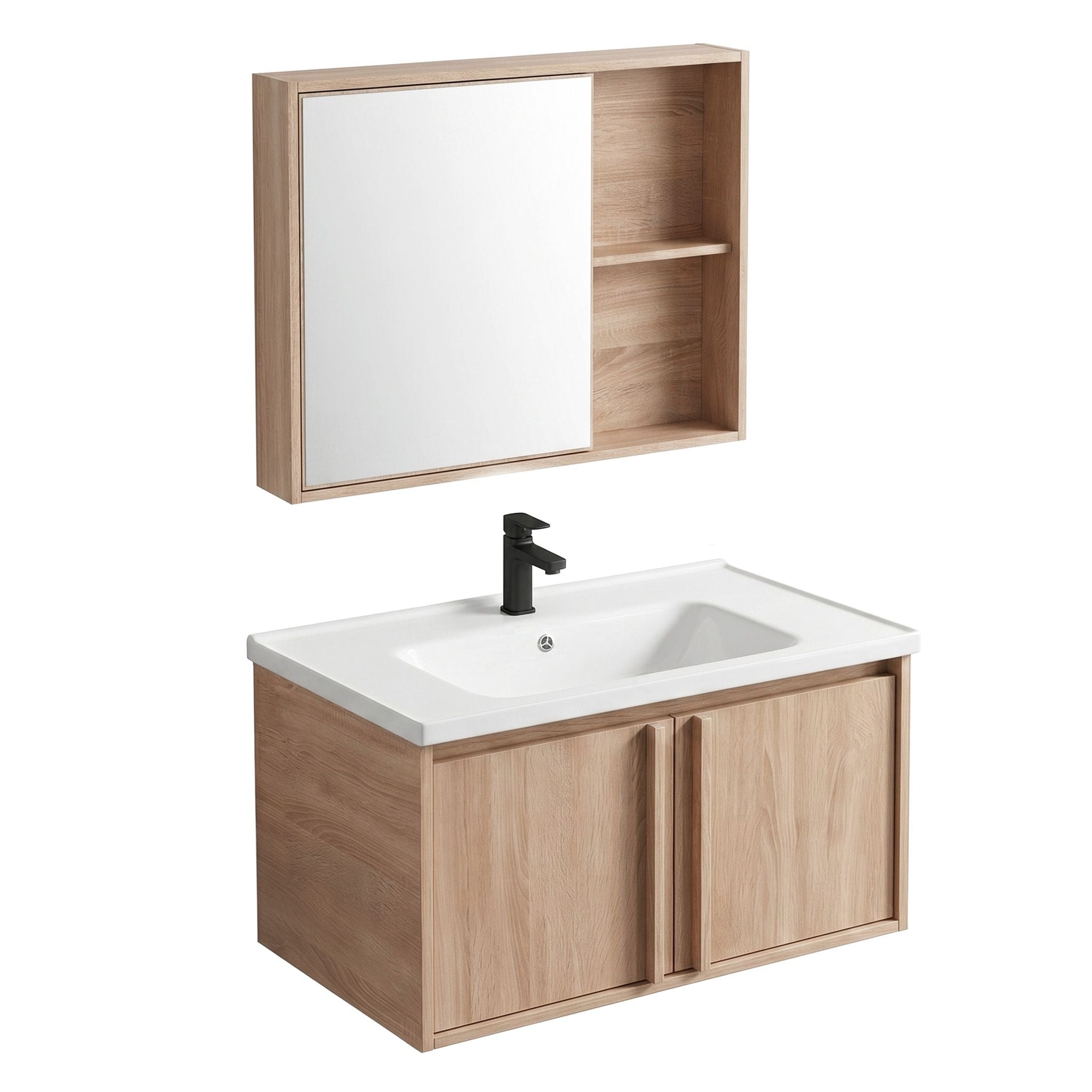 Súprava kúpeľňového nábytku s umývadlom Gama T25023 BXM 80CM  2