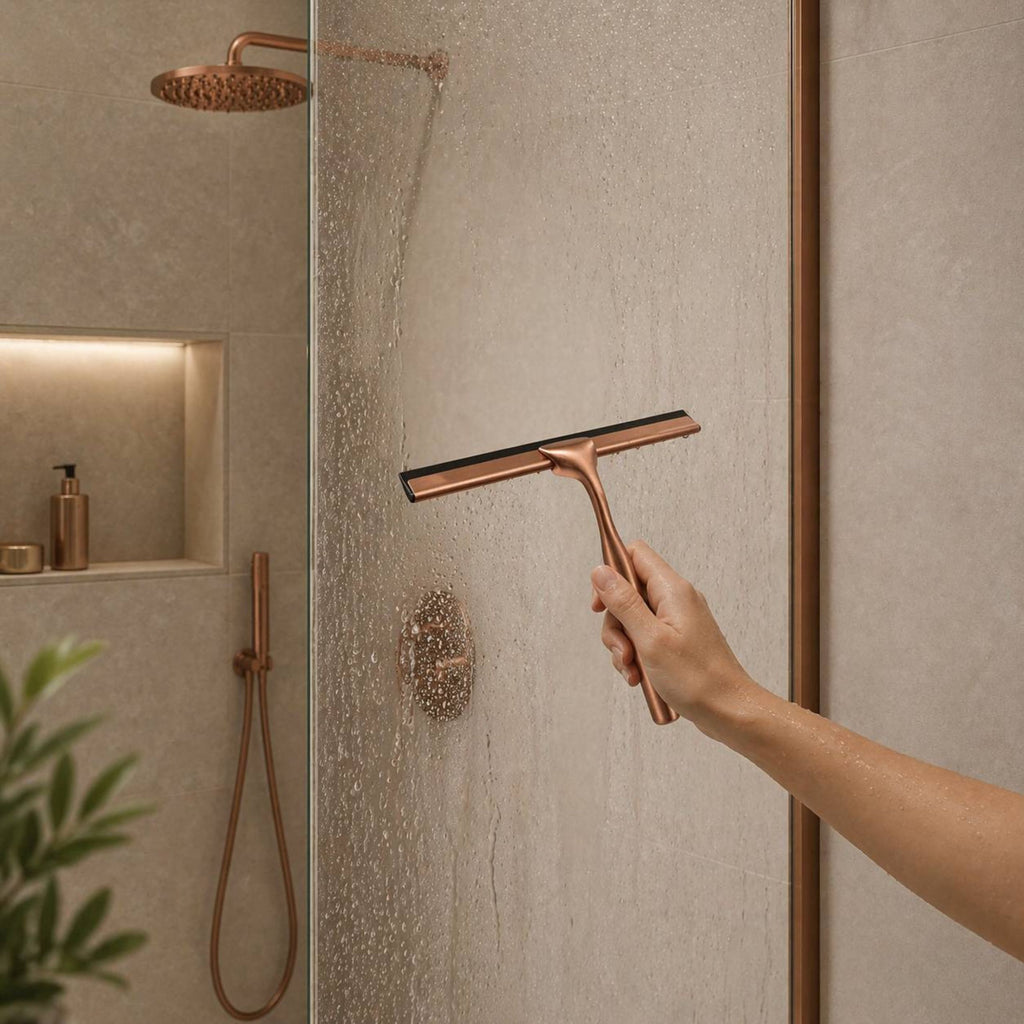 Stierka do kúpeľne Brush Copper  7