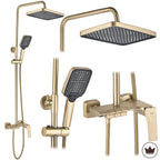 Sprchový set PREMIUM REA JOE Brush Gold  2