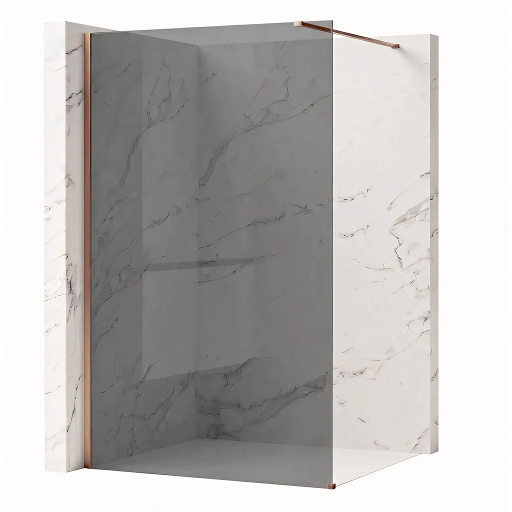 Sprchová zástena Rea Flexi Grey / Brush Copper 110  2