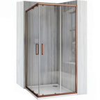 Sprchovací kút REA City 80x80 Copper Brush S detským bazénom Savoy 2