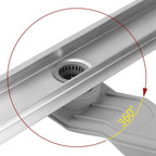 Odtokový žľab REA Neox Superflow BRUSH NICKEL 70  2