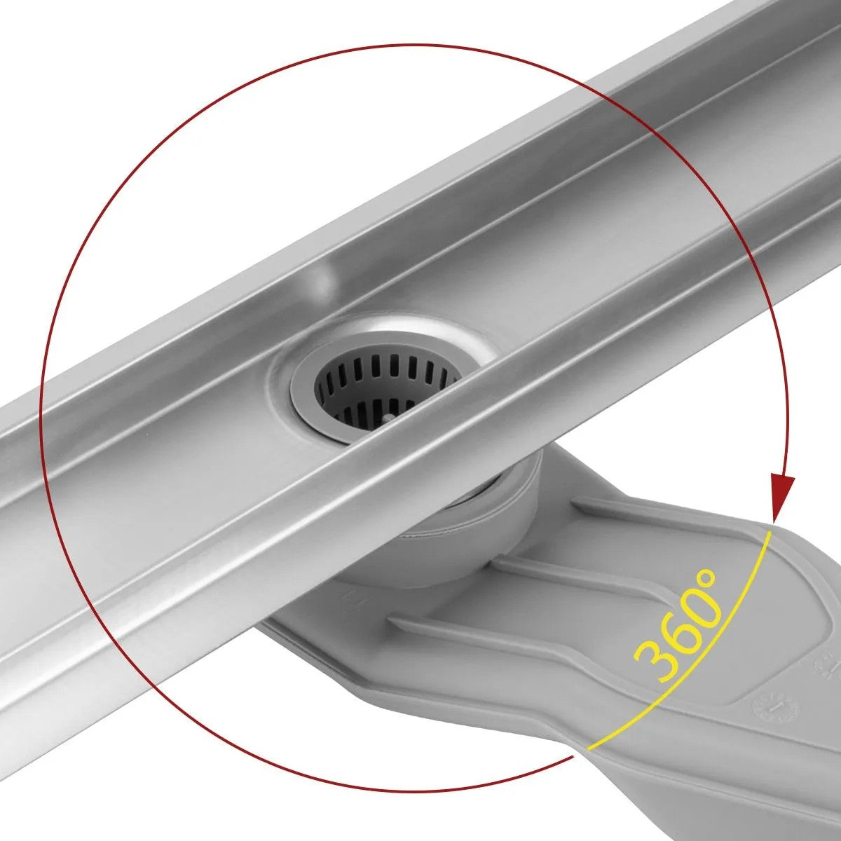 Odtokový žľab REA Neox Superflow BRUSH NICKEL 70  2