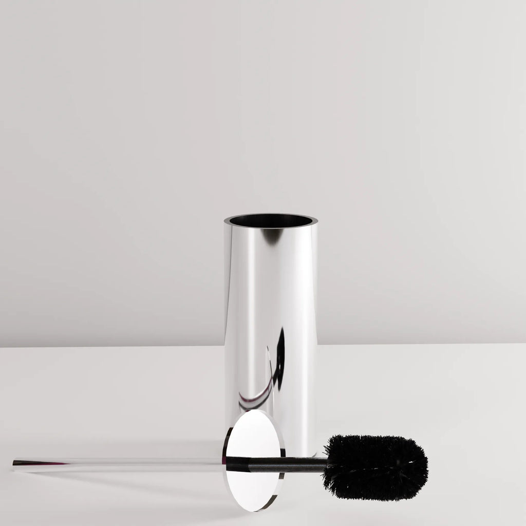 Kovový stojan na WC s kefou B106 BRUSH STEEL  2