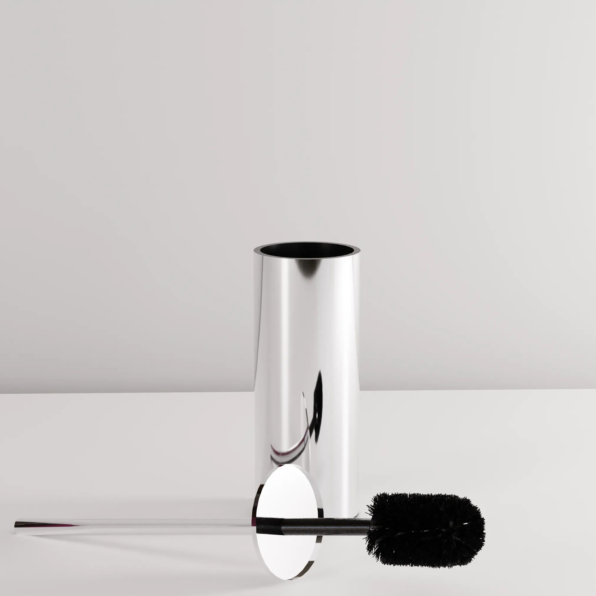 Kovový stojan na WC s kefou B106 BRUSH STEEL  2