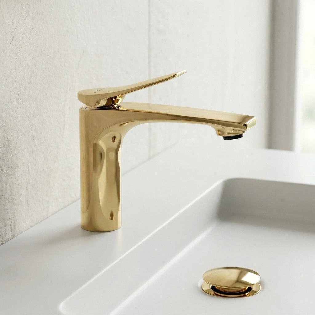Umývadlová batéria PREMIUM REA Vision Gold Low  2