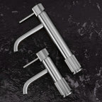 Kúpeľňová batéria Rea Lungo Stripe Brush Nickel Low  2