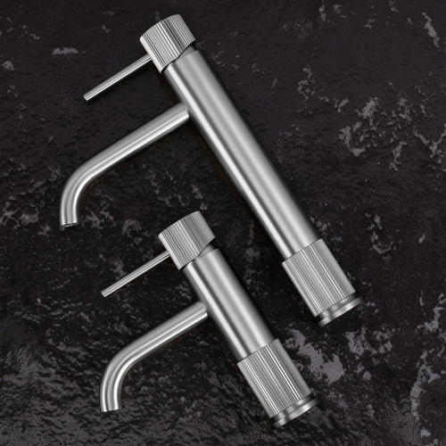 Kúpeľňová batéria Rea Lungo Stripe Brush Nickel Low  2