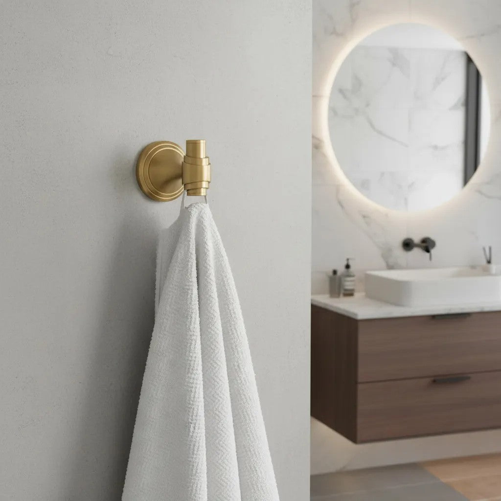 Kúpeľňový vešiak 16101 Aristo Brushed Gold  2