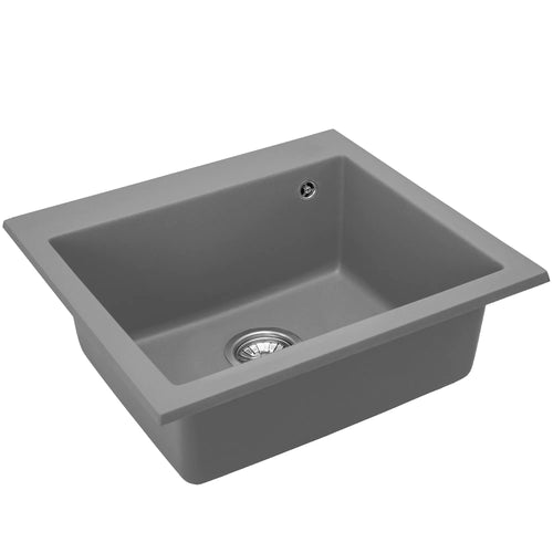 Kuchynský drez REA WEST XL - šedá žula  2