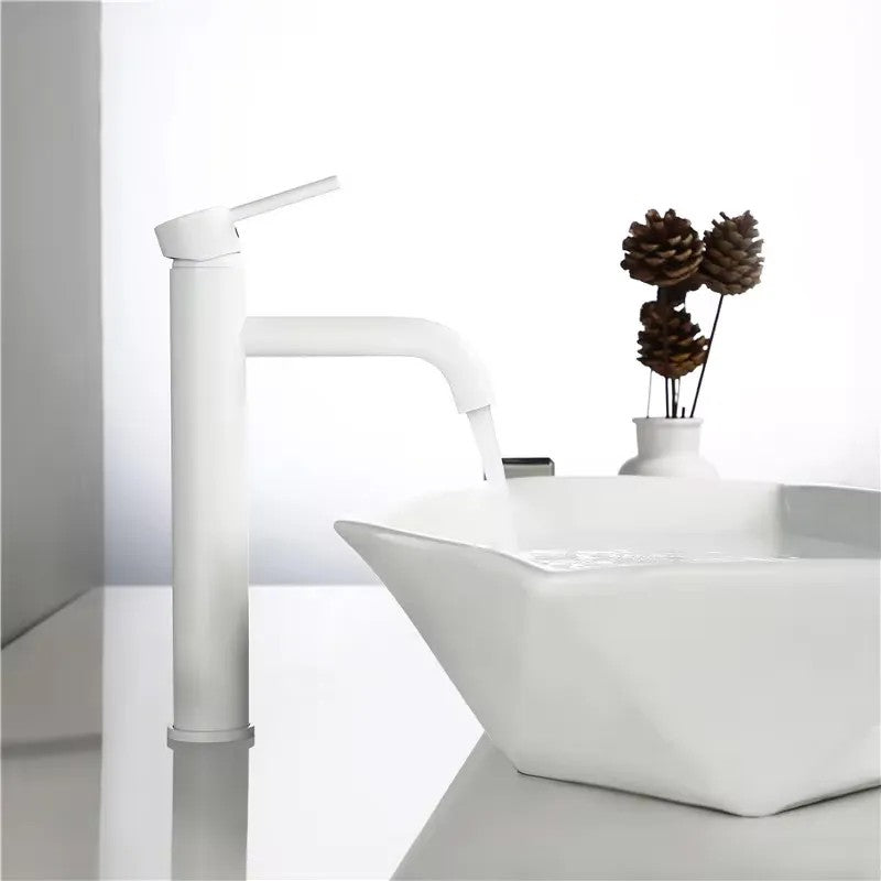 Umývadlový faucet Rea Lungo White High  2