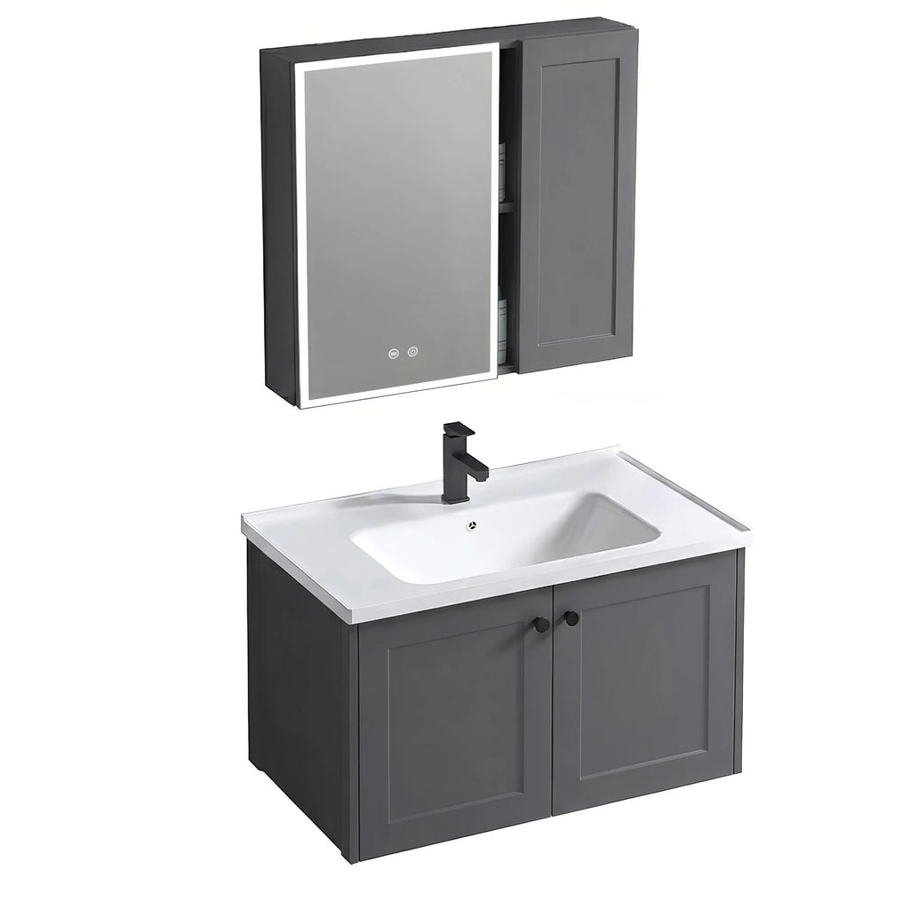 Súprava kúpeľňového nábytku s umývadlom Monti 60cm Grey  2