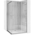Sprchovací kút REA City 80x100 Nickel Brush S detským bazénom Savoy 2