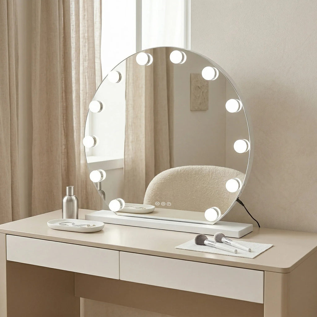 Zrkadlo LED HOLLYWOOD White 50 cm  2