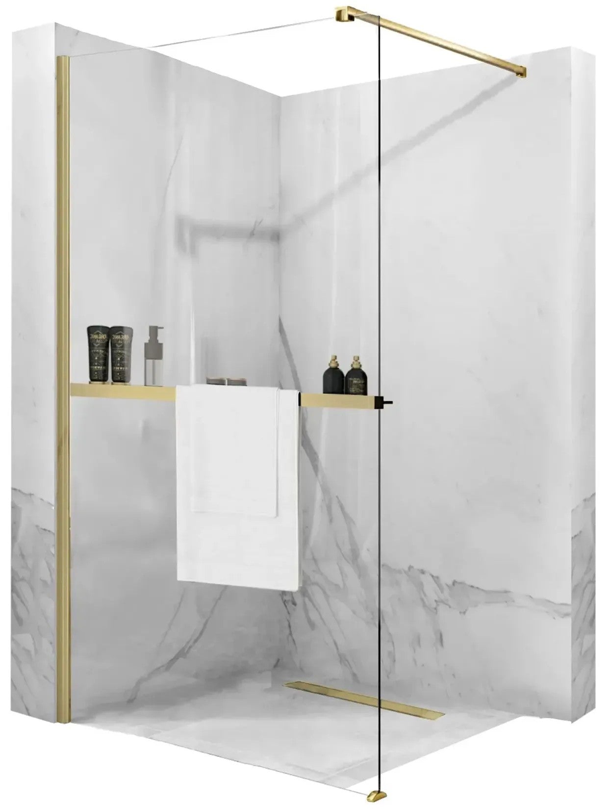 Závesná polica EVO GOLD BRUSH  2