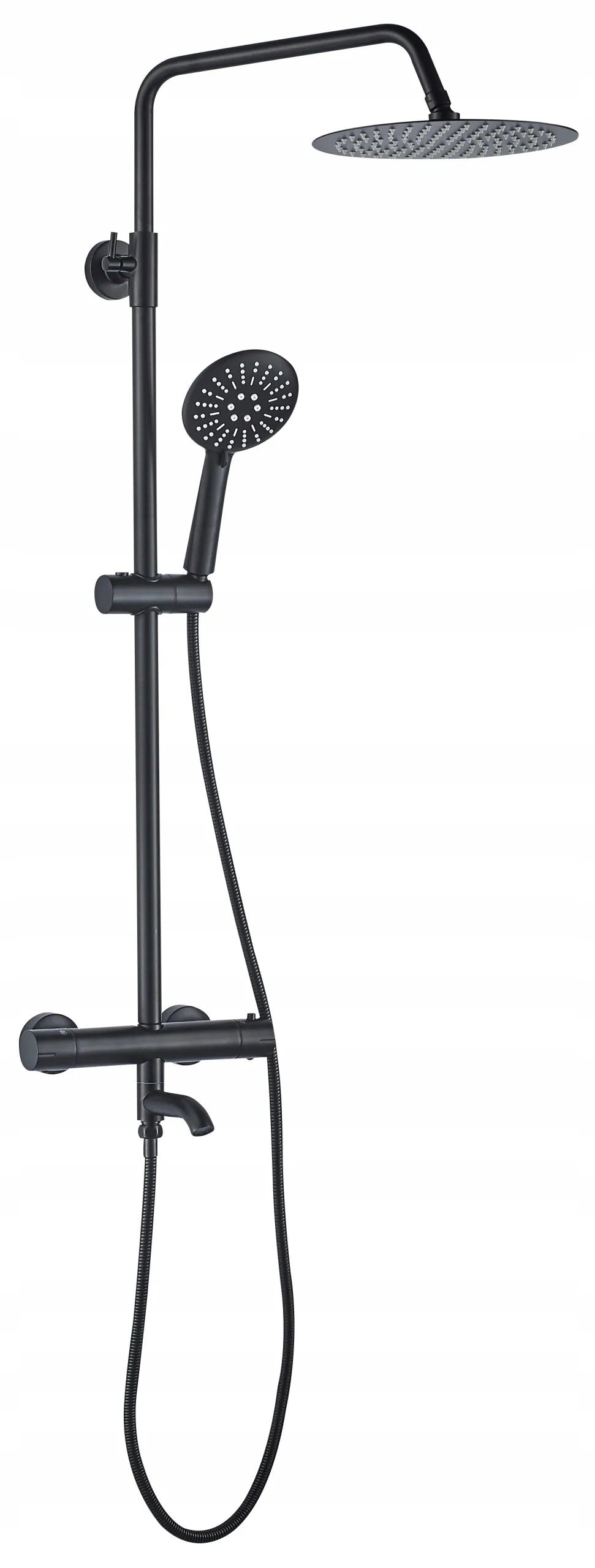 Termostatická sprchová sada Lungo Black Black  2