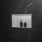 bathroom shelf 30x45 steel brush  2