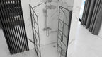 Sprchovací kút REA MOLIER 100x80 - čierny  2