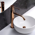 Umývadlový faucet Rea Lungo Diamond Copper vysoký  2