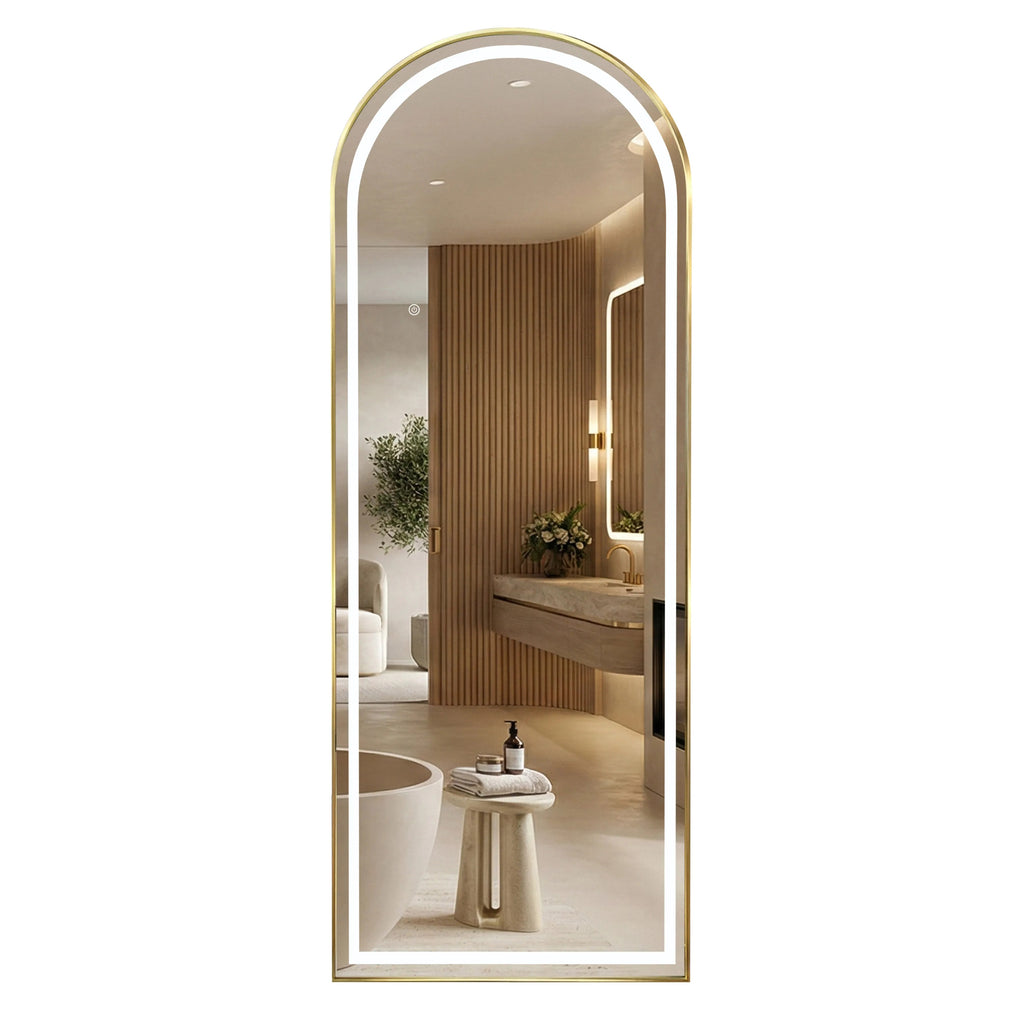 Zrkadlo LED Orbit 60x170cm Brush Gold  2