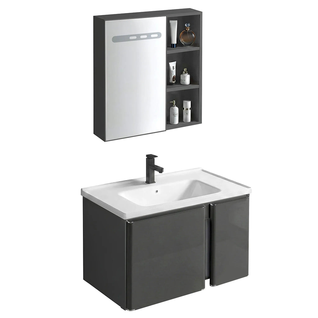 Súprava kúpeľňového nábytku s umývadlom Tula 60cm Grey  2