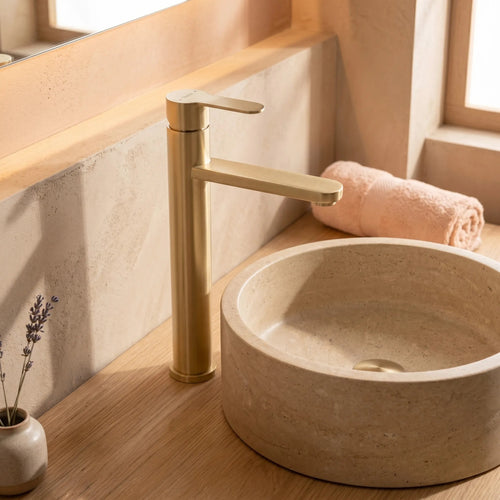 Kúpeľňová batéria Rea Arcos Brush Gold  2