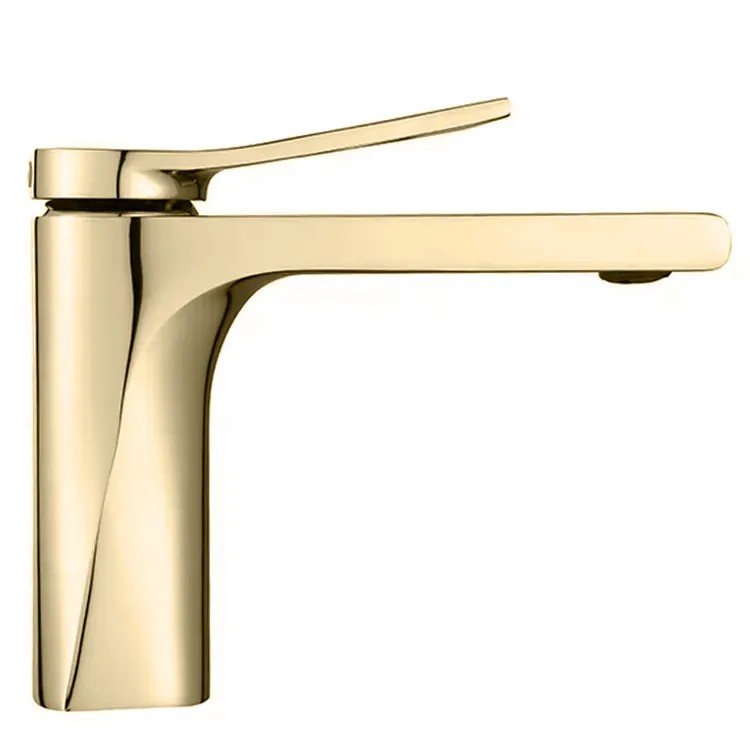 Umývadlová batéria REA SOUL - zlatá, nízka  2