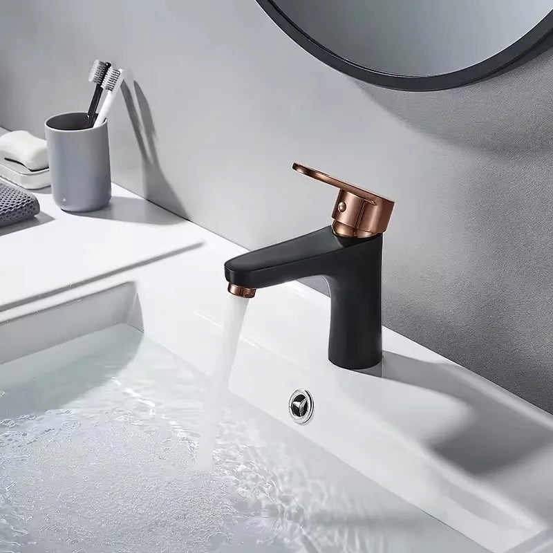 Kúpeľňová batéria REA MILD Black Rose-Gold Low  2