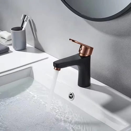 Kúpeľňová batéria REA MILD Black Rose-Gold Low  2