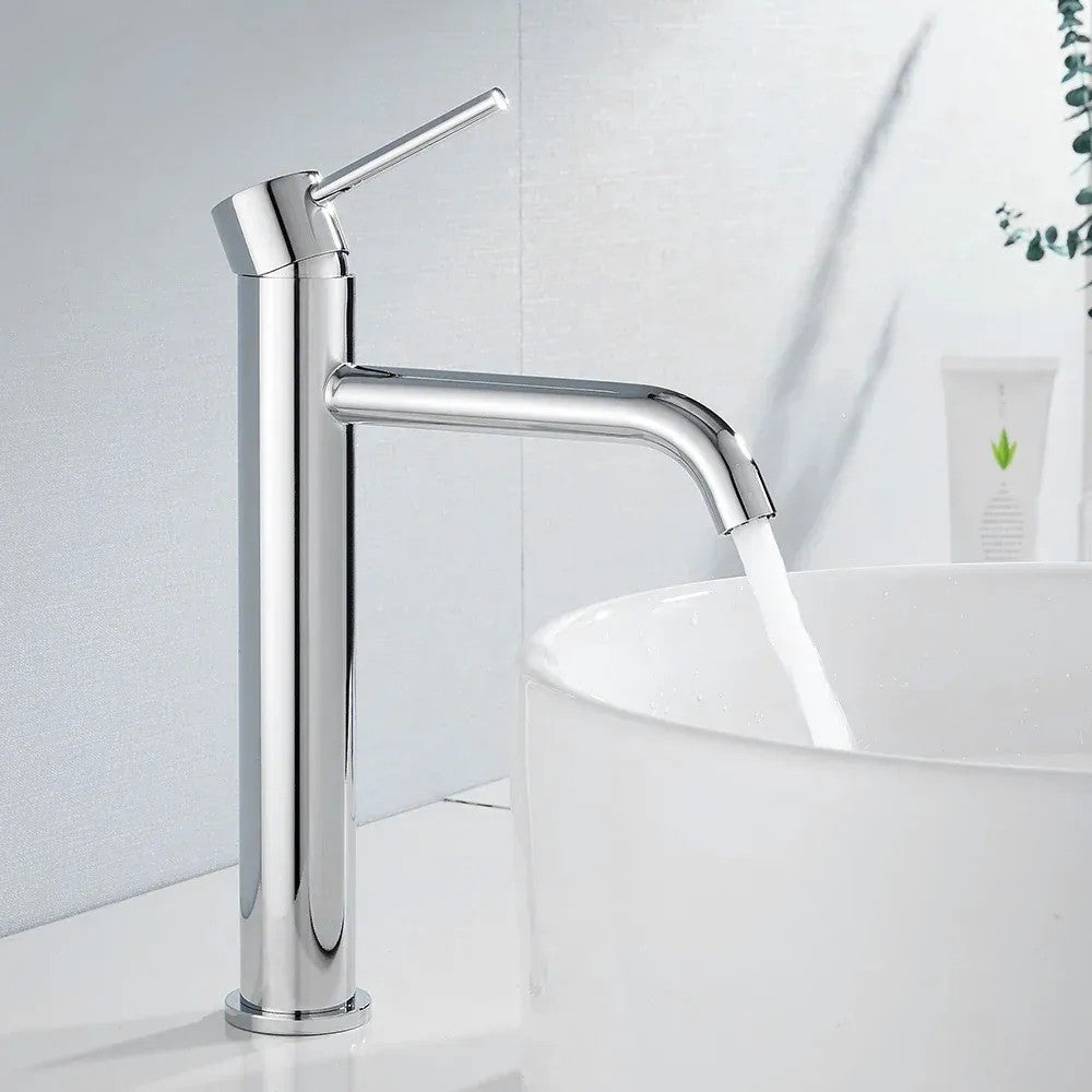 Umývadlový faucet Rea Lungo Chrome vysoký  2