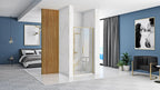 Sprchové dvere REA Rapid Slide 130 Gold Brush  2