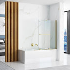 Paravan vaňový Rea Fabian Gold Brush 100  2