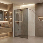 Sprchová zástena Rea Flexi Grey / Brush Copper 140  2