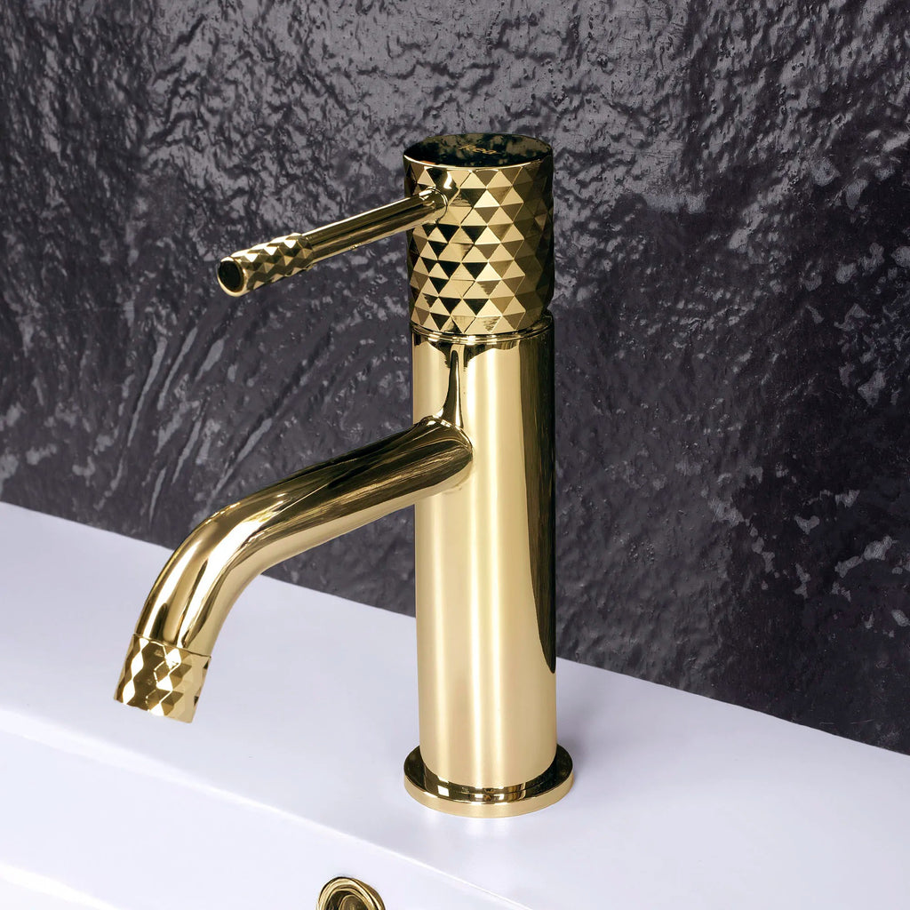 Rea Lungo Diamond umývadlová batéria Gold Low  2