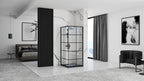 Sprchovací kút REA CONCEPT 90x90 - čierny Bez sprchovej vaničky 2