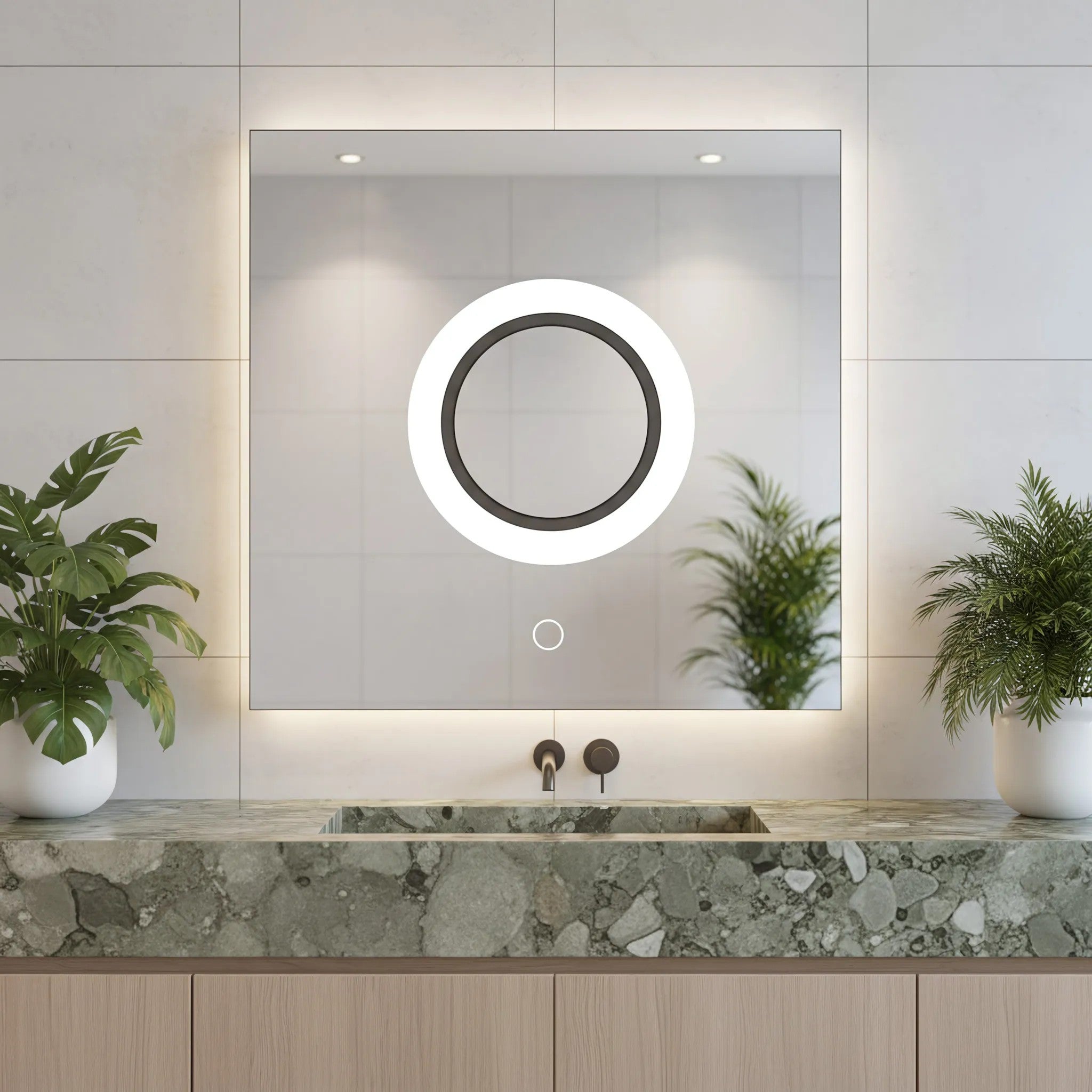 Zrkadlo LED 60x60 YH-BL-12  2