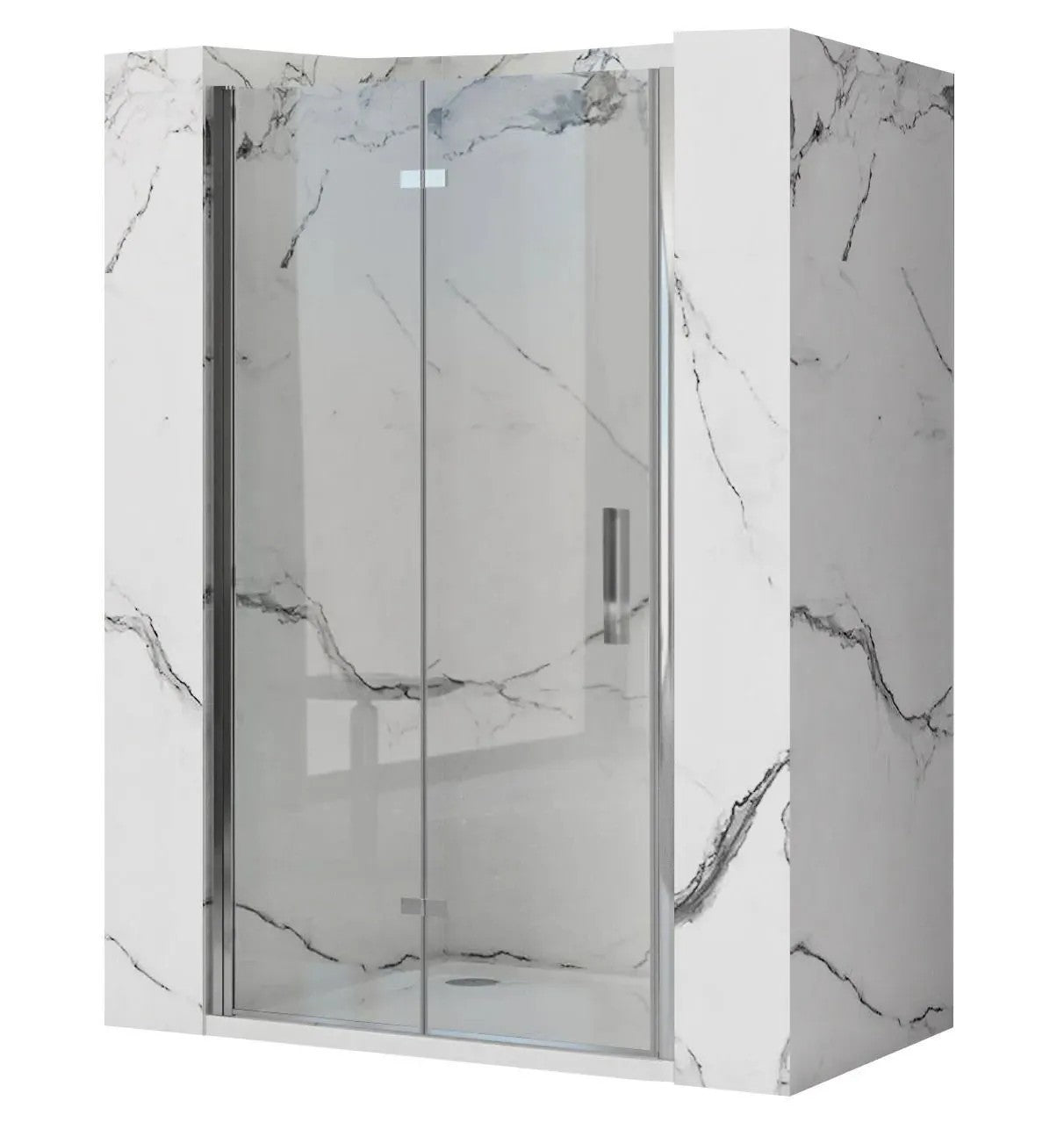 Sprchové dvere Rea  Molier Chrom + profil 80  2