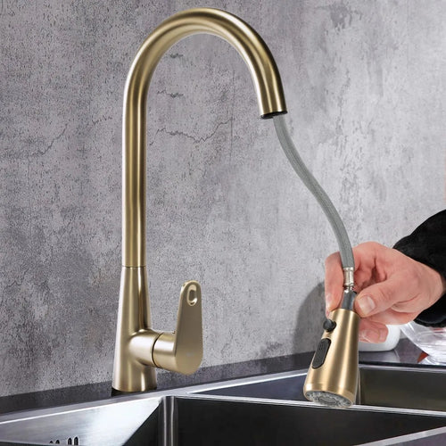 Kuchynská batéria Rea Mild gold  2