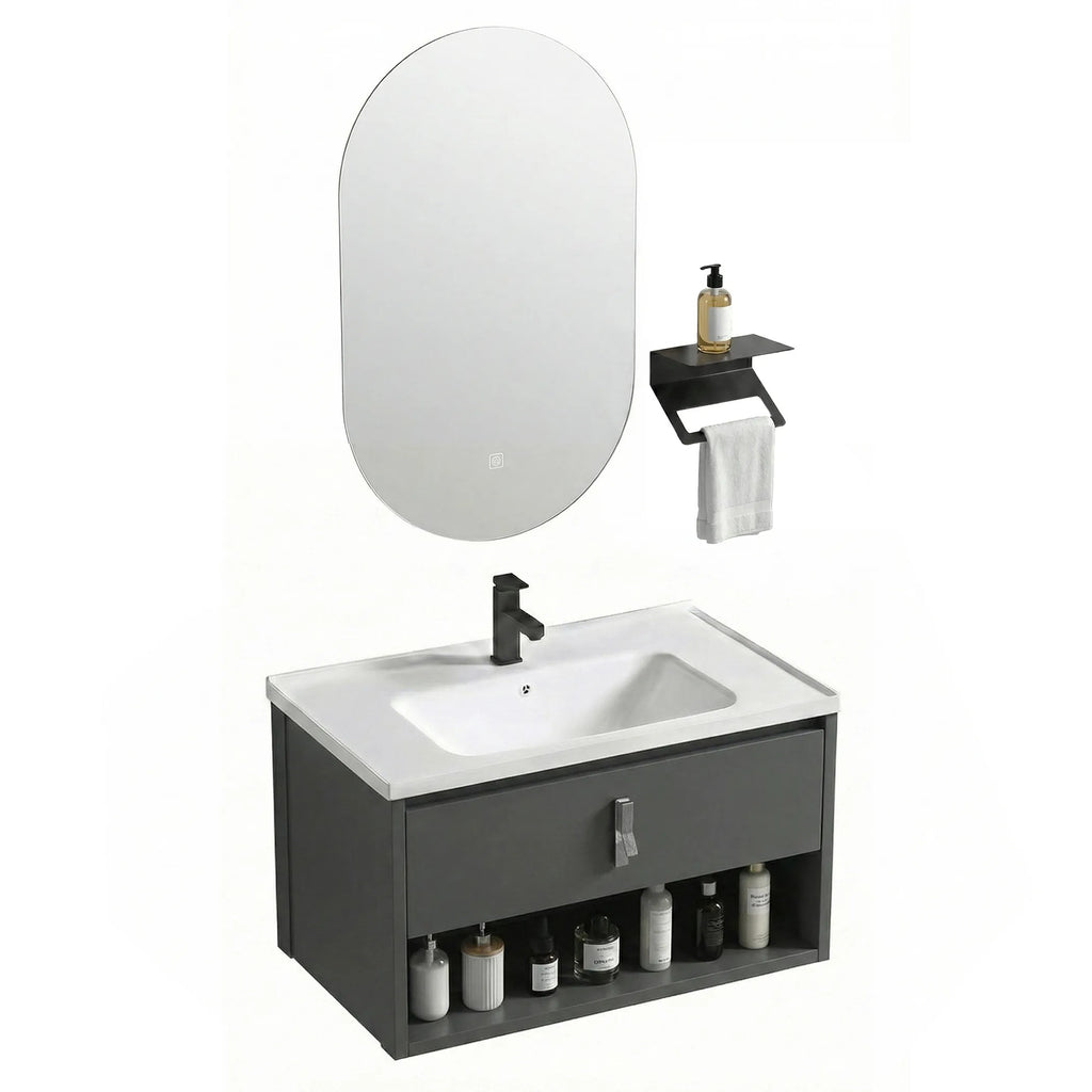 Súprava kúpeľňového nábytku s umývadlom Toledo 60cm Grey  2