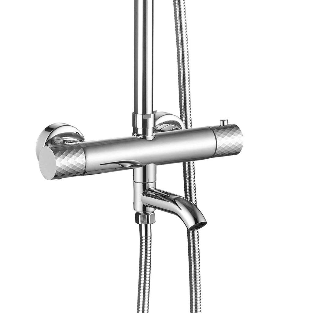 Sprchová sada s termostatom REA LUNGO Diamond - chrome  2