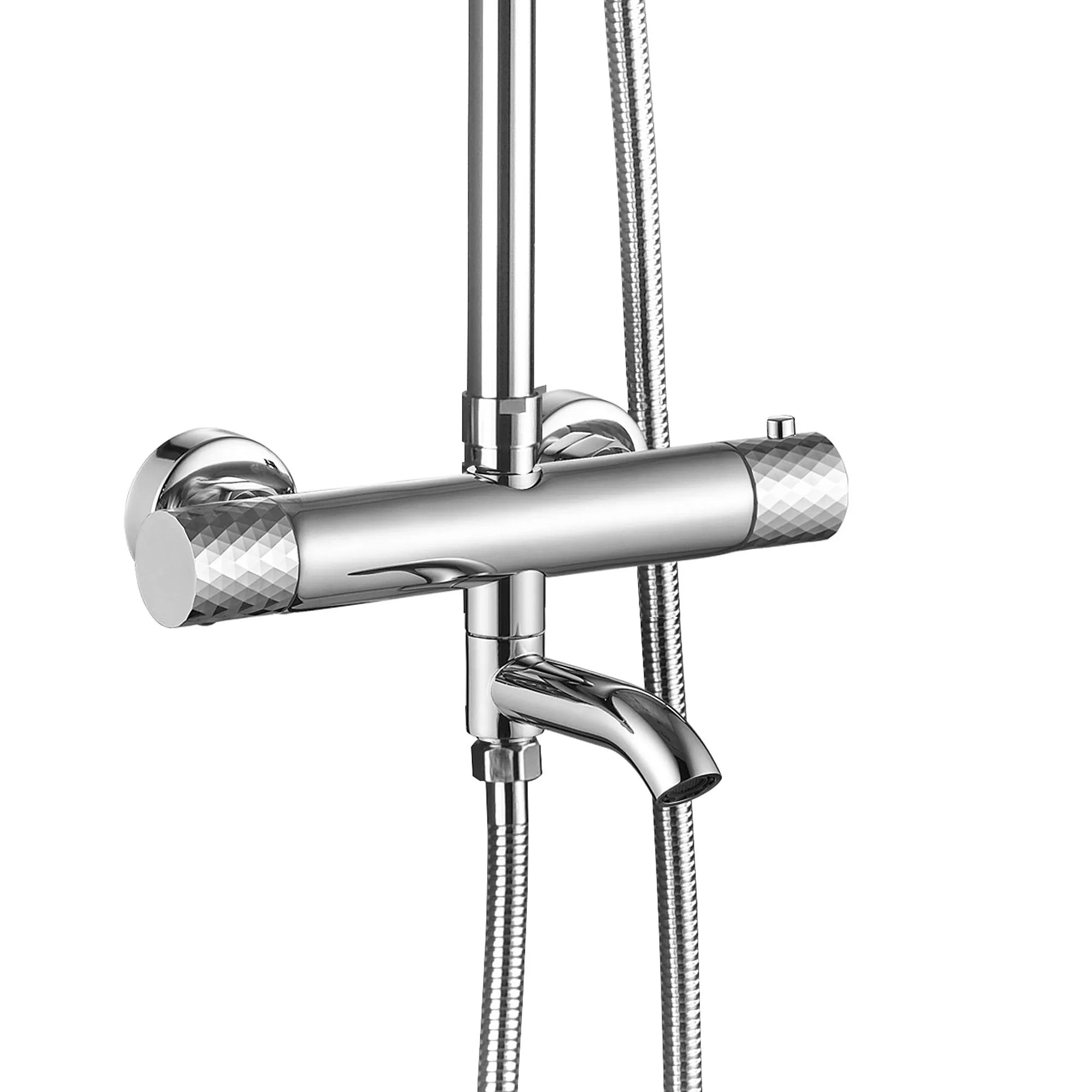 Sprchová sada s termostatom REA LUNGO Diamond - chrome  2