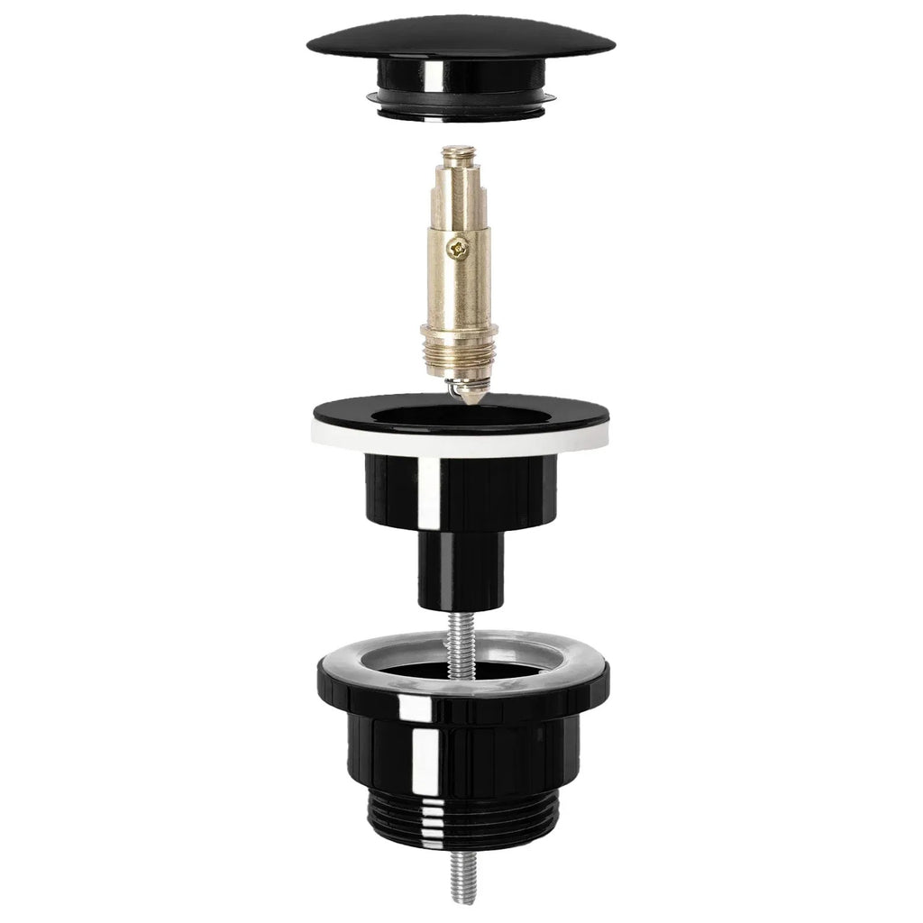 Univerzálny umývadlový výpust REA Click-clack - BLACK METALIC  2