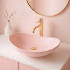 Umývadlo na dosku REA ROYAL Powder Pink Matt  2