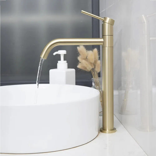 Kúpeľňová batéria Rea Lugano Slim Brush Gold High  2